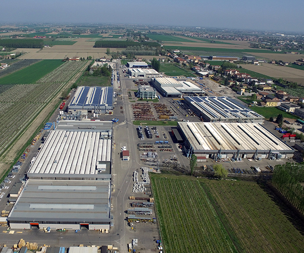 Hauptsitz der WAMGROUP im italienischen Ponte Motta und Fertigungsstätte für Industriemischer von MAP.